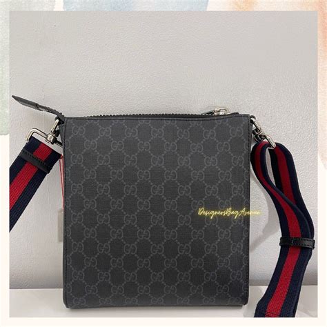 gucci supreme fake|Gucci gg supreme messenger.